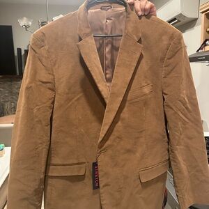 Tommy Hilfiger Tan Sport Coat Corduroy Blazer